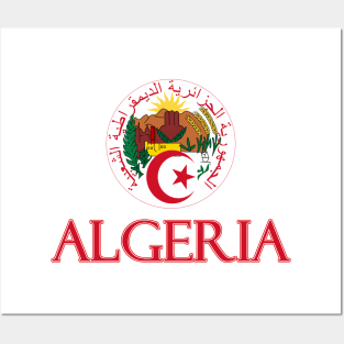 Algeria - Algerian Coat of Arms Design Posters and Art